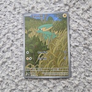 POKEMON TCG Card Electrike Destined Rivals Illustration Rare 196/182